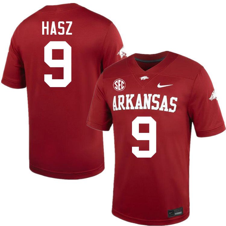 Luke Hasz Arkansas Jersey,Arkansas Razorbacks #9 Luke Hasz Jersey Youth College-Cardinal